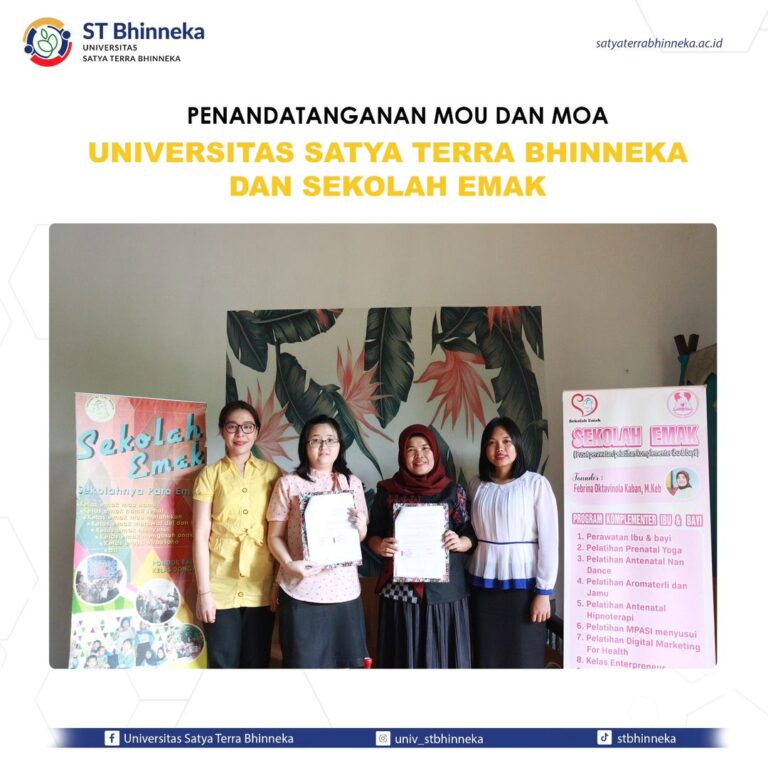 Universitas Satya Terra Bhinneka melakukan penandatangan 𝘔𝘦𝘮𝘰𝘳𝘢𝘯𝘥𝘶𝘮 𝘰𝘧 𝘜𝘯𝘥𝘦𝘳𝘴𝘵𝘢𝘯𝘥𝘪𝘯𝘨 (MoU) dan 𝘔𝘦𝘮𝘰𝘳𝘢𝘯𝘥𝘶𝘮 𝘰𝘧 𝘈𝘨𝘳𝘦𝘦𝘮𝘦𝘯𝘵 (MoA) dengan Sekolah Emak