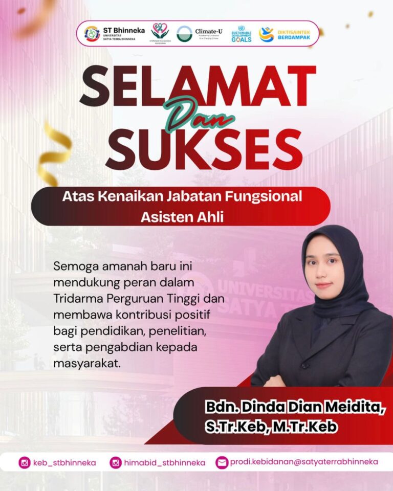 Selamat dan Sukses atas Kenaikan Jabatan Fungsional Asisten Ahli