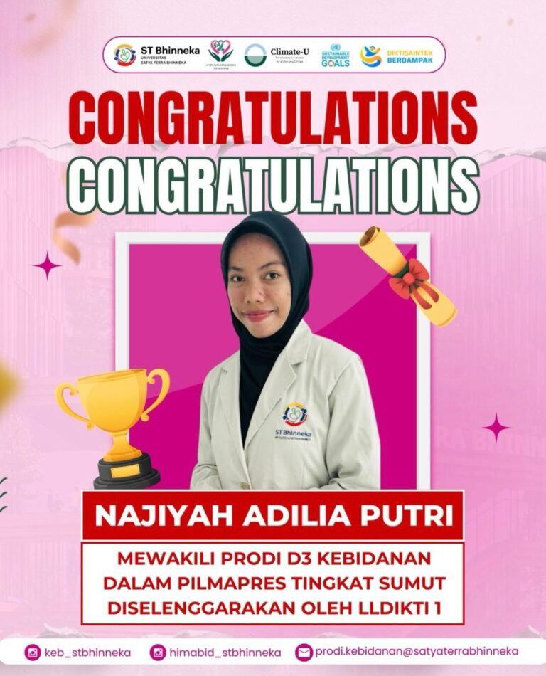 Mahasiswi D3 Kebidanan ST Bhinneka Wakili Kampus di Ajang Pilmapres Tingkat Sumut