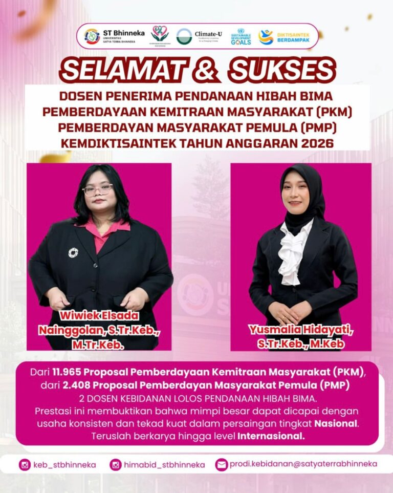 Selamat dan Sukses kepada Dosen Penerima Pendanaan Hibah BIMA Pemberdayaan Kemitraan Masyarakat (PKM) dan Pemberdayaan Masyarakat Pemula (PMP) Tahun Anggaran 2026