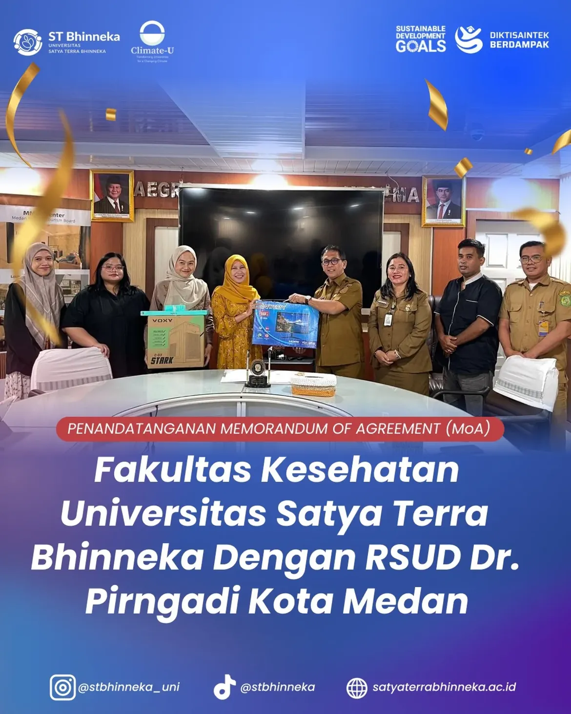 penandatanganan memorandum of agreement (moa) dengan rsud dr. pirngadi kota medan.fakultas kese